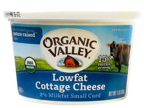Organic Valley Lowfat Cottage Cheese 16 Oz 454g